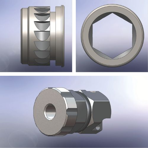 Kit adaptateur ISO - pour clé dynamométrique Zimmer (Réf. TWR)